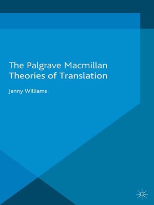 cover image of Theories of Translation